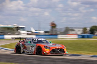 #63 Mercedes-AMG GT3 of David Askew and Ryan Dalziel, DXDT Racing, Fanatec GT World Challenge America powered by AWS, Pro-Am, SRO America, Sebring International Raceway, Sebring, FL, September 2021.
 | Regis Lefebure/SRO