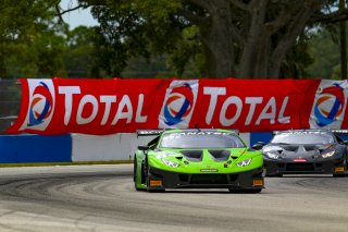 #6 Lamborghini Huracan GT3 of Corey Lewis and Giovanni Venturini, K-PAX Racing, Fanatec GT World Challenge America powered by AWS, Pro, SRO America, Sebring International Raceway, Sebring, FL, September 2021. | Dave Green/SRO              