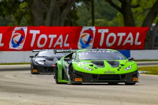 #6 Lamborghini Huracan GT3 of Corey Lewis and Giovanni Venturini, K-PAX Racing, Fanatec GT World Challenge America powered by AWS, Pro, SRO America, Sebring International Raceway, Sebring, FL, September 2021. | Dave Green/SRO              