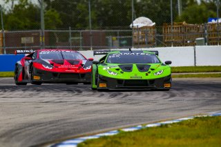 #6 Lamborghini Huracan GT3 of Corey Lewis and Giovanni Venturini, K-PAX Racing, Fanatec GT World Challenge America powered by AWS, Pro, SRO America, Sebring International Raceway, Sebring, FL, September 2021. | Dave Green/SRO              
