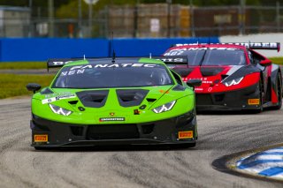#6 Lamborghini Huracan GT3 of Corey Lewis and Giovanni Venturini, K-PAX Racing, Fanatec GT World Challenge America powered by AWS, Pro, SRO America, Sebring International Raceway, Sebring, FL, September 2021. | Dave Green/SRO              