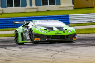 #6 Lamborghini Huracan GT3 of Corey Lewis and Giovanni Venturini, K-PAX Racing, Fanatec GT World Challenge America powered by AWS, Pro, SRO America, Sebring International Raceway, Sebring, FL, September 2021. | Dave Green/SRO              