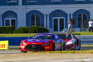 #19 Mercedes-AMG GT3 of Erin Vogel and Michael Cooper, DXDT Racing, Fanatec GT World Challenge America powered by AWS, Pro-Am, SRO America, Sebring International Raceway, Sebring, FL, September 2021.
 | Dave Green/SRO              
