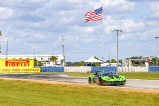 #6 Lamborghini Huracan GT3 of Corey Lewis and Giovanni Venturini, K-PAX Racing, GTWCA Pro, Sebring International Raceway, Sebring, FL, September 2021. | Dave Green/SRO              