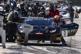 #3 Lamborghini Huracan GT3 of Jordan Pepper and Andrea Caldarelli, K-PAX Racing, GTWCA Pro, Sebring International Raceway, Sebring, FL, September 2021. | SRO Motorsports Group
