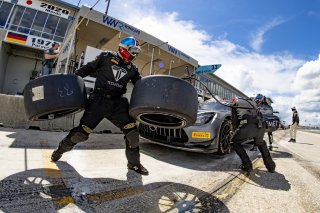 #33 Mercedes-AMG GT3 of Russell Ward and Mikael Grenier, Winward Racing, Fanatec GT World Challenge America powered by AWS, Pro, SRO America, Sebring International Raceway, Sebring, FL, September 2021.
 | SRO Motorsports Group