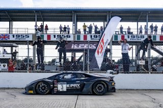 #3 Lamborghini Huracan GT3 of Andrea Caldarelli and Jordan Pepper, K-PAX Racing, GT World Challenge America, Pro, SRO America, Sebring International Raceway, Sebring, FL, September 2021. | SRO Motorsports Group