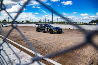 #33 Mercedes-AMG GT3 of Russell Ward and Mikael Grenier, Winward Racing, Fanatec GT World Challenge America powered by AWS, Pro, SRO America, Sebring International Raceway, Sebring, FL, September 2021.
 | Brian Cleary/SRO