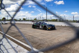 #33 Mercedes-AMG GT3 of Russell Ward and Mikael Grenier, Winward Racing, Fanatec GT World Challenge America powered by AWS, Pro, SRO America, Sebring International Raceway, Sebring, FL, September 2021.
 | Brian Cleary/SRO