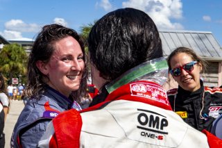 #19 Mercedes-AMG GT3 of Erin Vogel and Michael Cooper, DXDT Racing, Fanatec GT World Challenge America powered by AWS, Pro-Am, SRO America, Sebring International Raceway, Sebring, FL, September 2021.
 | Brian Cleary/SRO