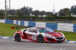 #93 Acura NSX GT3 of Taylor Hagler and Dakota Dickerson, Racers Edge Motorsports, Fanatec GT World Challenge America powered by AWS, Pro-Am, SRO America, Sebring International Raceway, Sebring, FL, September 2021. | Regis Lefebure/SRO