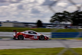 #93 Acura NSX GT3 of Taylor Hagler and Dakota Dickerson, Racers Edge Motorsports, Fanatec GT World Challenge America powered by AWS, Pro-Am, SRO America, Sebring International Raceway, Sebring, FL, September 2021. | Regis Lefebure/SRO