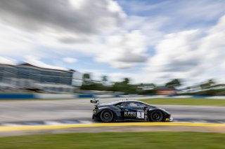 #3 Lamborghini Huracan GT3 of Andrea Caldarelli and Jordan Pepper, K-PAX Racing, GT World Challenge America, Pro, SRO America, Sebring International Raceway, Sebring, FL, September 2021. | Regis Lefebure/SRO