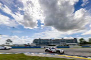 #61 Ferrari 488 GT3 of Jean-Claude Saada and Conrad Grunewald, AF Corse, Fanatec GT World Challenge America powered by AWS, Am, SRO America, Sebring International Raceway, Sebring, FL, September 2021.
 | Regis Lefebure/SRO