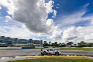 #61 Ferrari 488 GT3 of Jean-Claude Saada and Conrad Grunewald, AF Corse, Fanatec GT World Challenge America powered by AWS, Am, SRO America, Sebring International Raceway, Sebring, FL, September 2021. | Regis Lefebure/SRO