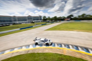 #23 Ferrari 488 GT3 of Charlie Scardina and Onofrio Triarsi, Triarsi Competizione, GT World Challenge America, AM, SRO America, Sebring International Raceway, Sebring, FL, September 2021. | Regis Lefebure/SRO
