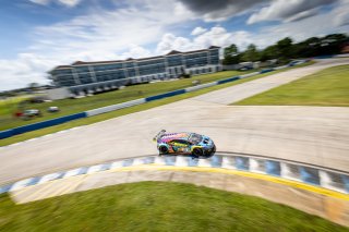#88 Lamborghini Huracan GT3 of Jason Harward and Madison Snow, Zelus Racing, Fanatec GT World Challenge America powered by AWS, Pro-Am, SRO America, Sebring International Raceway, Sebring, FL, September 2021.
 | Regis Lefebure/SRO