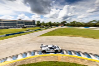 #23 Ferrari 488 GT3 of Charlie Scardina and Onofrio Triarsi, Triarsi Competizione, GT World Challenge America, AM, SRO America, Sebring International Raceway, Sebring, FL, September 2021. | Regis Lefebure/SRO