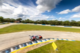 #63 Mercedes-AMG GT3 of David Askew and Ryan Dalziel, DXDT Racing, Fanatec GT World Challenge America powered by AWS, Pro-Am, SRO America, Sebring International Raceway, Sebring, FL, October 2021. | Regis Lefebure/SRO