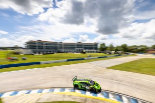 #6 Lamborghini Huracan GT3 of Corey Lewis and Giovanni Venturini, K-PAX Racing, Fanatec GT World Challenge America powered by AWS, Pro, SRO America, Sebring International Raceway, Sebring, FL, September 2021. | Regis Lefebure/SRO