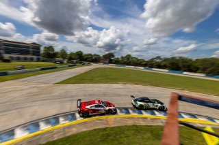 #12 Aston Martin Vantage AMR GT3 of Drew Staveley and Frank Gannett, Ian Lacy Racing, Fanatec GT World Challenge America powered by AWS, Pro-Am, SRO America, Sebring International Raceway, Sebring, FL, September 2021. | Regis Lefebure/SRO