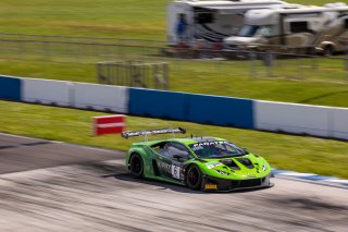 #6 Lamborghini Huracan GT3 of Corey Lewis and Giovanni Venturini, K-PAX Racing, Fanatec GT World Challenge America powered by AWS, Pro, SRO America, Sebring International Raceway, Sebring, FL, September 2021. | Regis Lefebure/SRO