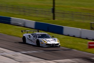 #23 Ferrari 488 GT3 of Charlie Scardina and Onofrio Triarsi, Triarsi Competizione, GT World Challenge America, AM, SRO America, Sebring International Raceway, Sebring, FL, September 2021. | Regis Lefebure/SRO