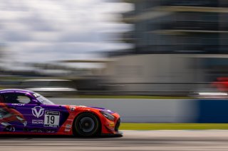 #19 Mercedes-AMG GT3 of Erin Vogel and Michael Cooper, DXDT Racing, Fanatec GT World Challenge America powered by AWS, Pro-Am, SRO America, Sebring International Raceway, Sebring, FL, September 2021.
 | Regis Lefebure/SRO