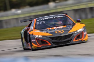 #77 Acura NSX GT3 of Rodrigo Sales and Matt McMurry, Compass Racing, Fanatec GT World Challenge America powered by AWS, Pro-Am, SRO America, Sebring International Raceway, Sebring, FL, September 2021. | Regis Lefebure/SRO