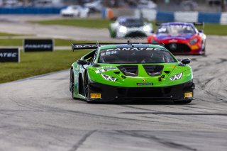 #6 Lamborghini Huracan GT3 of Corey Lewis and Giovanni Venturini, K-PAX Racing, GTWCA Pro, Sebring International Raceway, Sebring, FL, September 2021. | Regis Lefebure/SRO