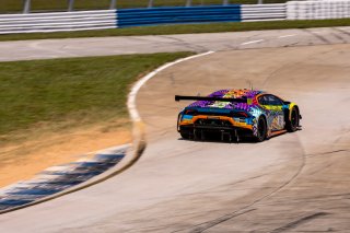 #88 Lamborghini Huracan GT3 of Jason Harward and Madison Snow, Zelus Racing, Fanatec GT World Challenge America powered by AWS, Pro-Am, SRO America, Sebring International Raceway, Sebring, FL, September 2021.SRO America, September 2021.
 | Regis Lefebure/SRO