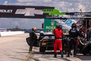 #3 Lamborghini Huracan GT3 of Andrea Caldarelli and Jordan Pepper, K-PAX Racing, GT World Challenge America, Pro, SRO America, Sebring International Raceway, Sebring, FL, September 2021. | Regis Lefebure/SRO