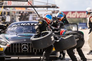 #33 Mercedes-AMG GT3 of Russell Ward and Mikael Grenier, Winward Racing, Fanatec GT World Challenge America powered by AWS, Pro, SRO America, Sebring International Raceway, Sebring, FL, September 2021.
 | Regis Lefebure/SRO