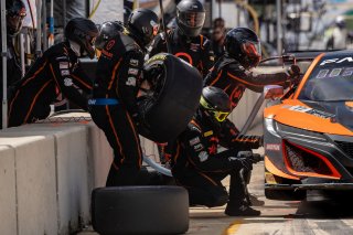 #77 Acura NSX GT3 of Rodrigo Sales and Matt McMurry, Compass Racing, Fanatec GT World Challenge America powered by AWS, Pro-Am, SRO America, Sebring International Raceway, Sebring, FL, September 2021. | Regis Lefebure/SRO