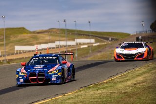 #96 BMW M4 GT3 of Michael Dinan and Robby Foley, Turner Motorsports, GT World Challenge America, Pro-Am, SRO America, Sonoma Raceway, Sonoma, CA, April  2022.
 | @RegisLefebure.com