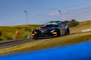 #63 Mercedes-AMG GT3 of David Askew and Dirk Muller, DXDT Racing, GT World Challenge America, Pro-Am, SRO America, Sonoma Raceway, Sonoma, CA, April  2022.
 | @RegisLefebure.com