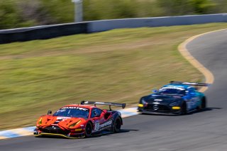 #13 Ferrari 488 GT3 of Justin Wetherill and Ryan Dalziel, Triarsi Competizione, GT World Challenge America, Pro-Am, SRO America, Sonoma Raceway, Sonoma, CA, April  2022.
 | @RegisLefebure.com
