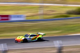 #45 Porsche 911 GT3-R (991.ii) of Charlie Luck and Jan Heylen, Wright Motorsports, GT World Challenge America, Pro-Am, SRO America, Sonoma Raceway, Sonoma, CA, April  2022.
 | @RegisLefebure.com
