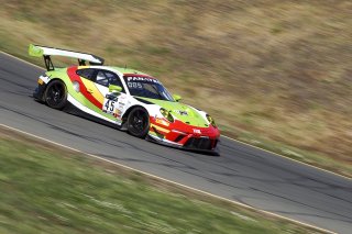 #45 Porsche 911 GT3-R (991.ii) of Charlie Luck and Jan Heylen, Wright Motorsports, GT World Challenge America, Pro-Am, SRO America, Sonoma Raceway, Sonoma, CA, April  2022.
 | Brian Cleary/SRO