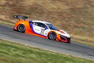 #43 Acura NSX GT3 of Erin Vogel and Michael Cooper, RealTime Racing, GT World Challenge America, Pro-Am, SRO America, Sonoma Raceway, Sonoma, CA, April  2022.
 | Brian Cleary/SRO