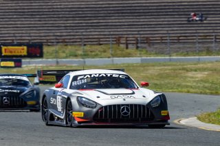 #6 Mercedes-AMG GT3 of Steven Aghakhani and Loris Spinelli, US Racetronics, GT World Challenge America, Pro, SRO America, Sonoma Raceway, Sonoma, CA, April  2022.
 | RegisLefebure/SRO