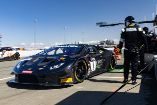 #1 Lamborghini Huracan GT3 of Jordan Pepper and Andrea Calderelli, K-Pax Racing, GT World Challenge America, Pro, SRO America, Sonoma Raceway, Sonoma, CA, April  2022.
 | RegisLefebure/SRO
