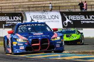 #96 BMW M4 GT3 of Michael Dinan and Robby Foley, Turner Motorsports, GT World Challenge America, Pro-Am, SRO America, Sonoma Raceway, Sonoma, CA, April  2022.
 | RegisLefebure/SRO