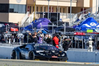 #1 Lamborghini Huracan GT3 of Jordan Pepper and Andrea Calderelli, K-Pax Racing, GT World Challenge America, Pro, SRO America, Sonoma Raceway, Sonoma, CA, April  2022.
 | RegisLefebure/SRO