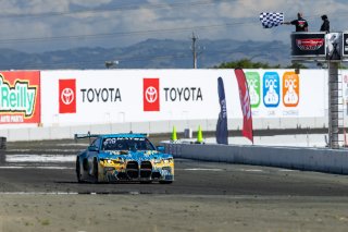 #38 BMW M4 GT3 of Samantha Tan and Nick Wittmer, ST Racing, GT World Challenge America, Pro-Am, SRO America, Sonoma Raceway, Sonoma, CA, April  2022.
 | RegisLefebure/SRO