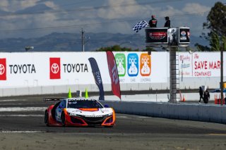 #43 Acura NSX GT3 of Erin Vogel and Michael Cooper, RealTime Racing, GT World Challenge America, Pro-Am, SRO America, Sonoma Raceway, Sonoma, CA, April  2022.
 | RegisLefebure/SRO