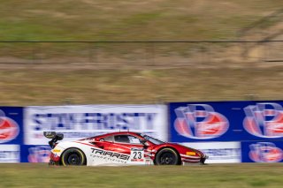 #23 Ferrari 488 GT3 of Onofrio Triarsi and Charlie Scardina, Triari Competizione, GT World Challenge America, Am, SRO America, Sonoma Raceway, Sonoma, CA, April  2022.
 | RegisLefebure/SRO