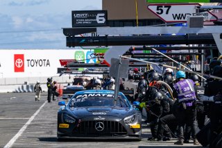 #08 Mercedes-AMG GT3 of Scott Smithson and Bryan Sellers, DXDT Racing, GT World Challenge America, Pro-Am, SRO America, Sonoma Raceway, Sonoma, CA, April  2022.
 | RegisLefebure/SRO
