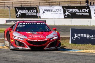 #93 Acura NSX GT3 of Ashton Harrison and Mario Farnbacher, Racers Edge Motorsports, GT World Challenge America, Pro-Am, SRO America, Sonoma Raceway, Sonoma, CA, April  2022.
 | RegisLefebure/SRO