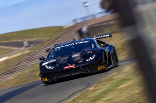 #1 Lamborghini Huracan GT3 of Jordan Pepper and Andrea Calderelli, K-Pax Racing, GT World Challenge America, Pro, SRO America, Sonoma Raceway, Sonoma, CA, April  2022.
 | Regis Lefebure/SRO